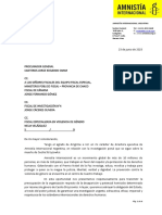 Carta MPF Por Investigación Penal Sobre La Muerte de Cecilia Strzyzowksi 