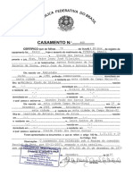 Certidão de Casamento