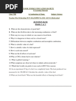 3 of 3 Worksheet Class Viii Science L-6combustion and Flame