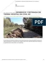 C3d-Cálculo de Desbroce y Retirada de Tierra Vegetal en Civil 3D