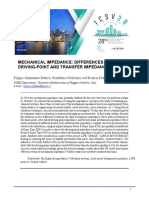 Icsv28 - Mechanical Impedance Differences Between Driving-Point and Transfer Impedance - 31.03.2022