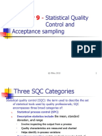 CH 9 Quality - Acceptance Sampling