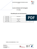 Critérios de Avaliação de Português