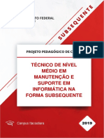 Projeto Pedagogico de Curso Tec em Man e Suport Info Subsequente 2019