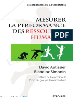 Mesurer La Performance Des Ressources Humaines EYROLLES