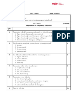 Chapter Test Transpiration Grade 10 ICSE