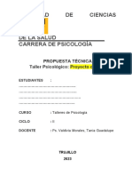 Propuesta Tècnica de Talleres de Psicologia