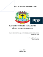 Plano Municipal de Saneamento Básico de Serro - Produto 2-8 Comunicação e Mobilização Social