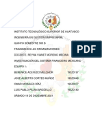 Investigación - Sistema Financiero Méxicano - Equipo 1