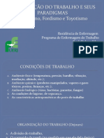 Aula 4 - Organização Do Trabalho e Seus Paradigmas