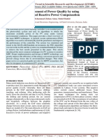 Improvement of Power Quality by Using Advanced Reactive Power Compensation