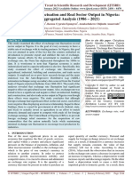 Exchange Rate Fluctuation and Real Sector Output in Nigeria A Disaggregated Analysis 1986 - 2021