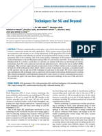 Machine Learning Techniques For 5G and Beyond