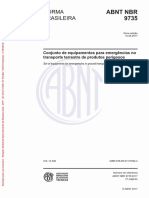 ABNT NBR 9735 - Conjunto de Equipamentos para Emergencias No Transp Terrestre de Prod Perigosos