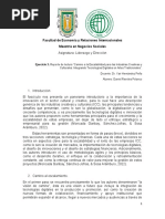 Reporte de Lectura "Camino A La Escalabilidad para Las Industrias Creativas y Culturales: Integrando Tecnologías Digitales en Artes Tradicionales"