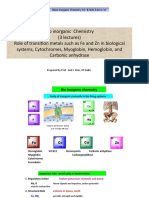 Basic Inorganic Chemistry Part 3 Bioinorganic Chemistry