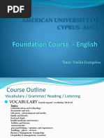 English Foundation Course