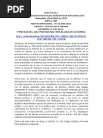 Nulidad de Audiencia Preliminar Falta de Motificacion Defensa