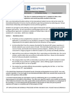 Curricular Practical Training Form