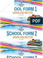 School Form Front Page