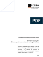 Burnout e Emoções - Estudo Exploratório em Médicos de Um Hospital Do Porto