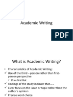 Academic Writing