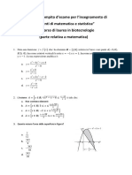 Simulazione Compito 1 Fisica