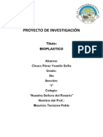 Proyecto de Investigación