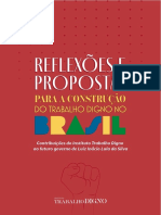 ITD - Reflexoes e Propostas para Construcao Do Trabalho Digno No Brasil - OUT 2022