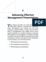 Delivering Effective Management Presentations