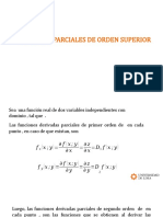 Derivadas Parciales de Orden Superior - Matriz Hessiana