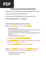 501 Guideline On How To Write The Article Analysis-Afidah