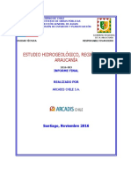 Estudio Hidrogeologico Araucania - Informe Final