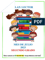 2° Grado Plan Lector Julio 2023