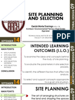 SITE PLANNING & SELECTION v1.0