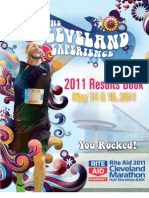 2011 Cleveland Marathon Results Book 