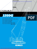 Kobelco Hydraulic Crawler Crane Cke1350g Specifications