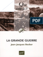 La Grande Guerre - J.-J. Becker