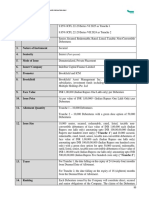 Term Sheet 1. Name of The Instrument: Rivate Lacement Emorandum For Private Circulation Only