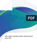 APACFreight Forwarding Software Market Research Report 2023