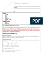 5 E Lesson Plan Law of Motion