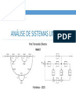 Aula 2 - ANAL - sist.LINEARES - Classificação de Sistemas - Malha Aberta e Malha Fechada