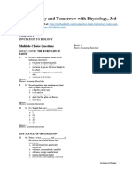 Test Bank For Biology Today and Tomorrow With Physiology 3rd Edition Starr