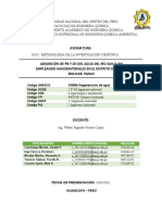 Avance de Proyecto Metodología - Grupo 1