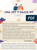 Lina Joy Summary