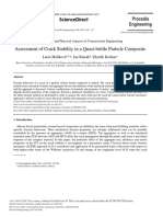 Assessment of Crack Stability in A Quasi Brittle Parti - 2017 - Procedia Enginee