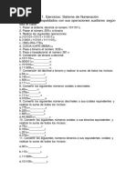 Práctica de Sistemas Numéricos