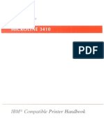 Oki Mikroline 3410 Printer Handbook