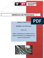 Derecho de Personas