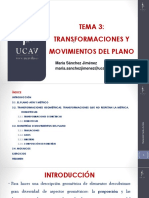 Tema 3 TRANSFORMACIONES Y MOVIMIENTOS DEL PLANO Imprimir